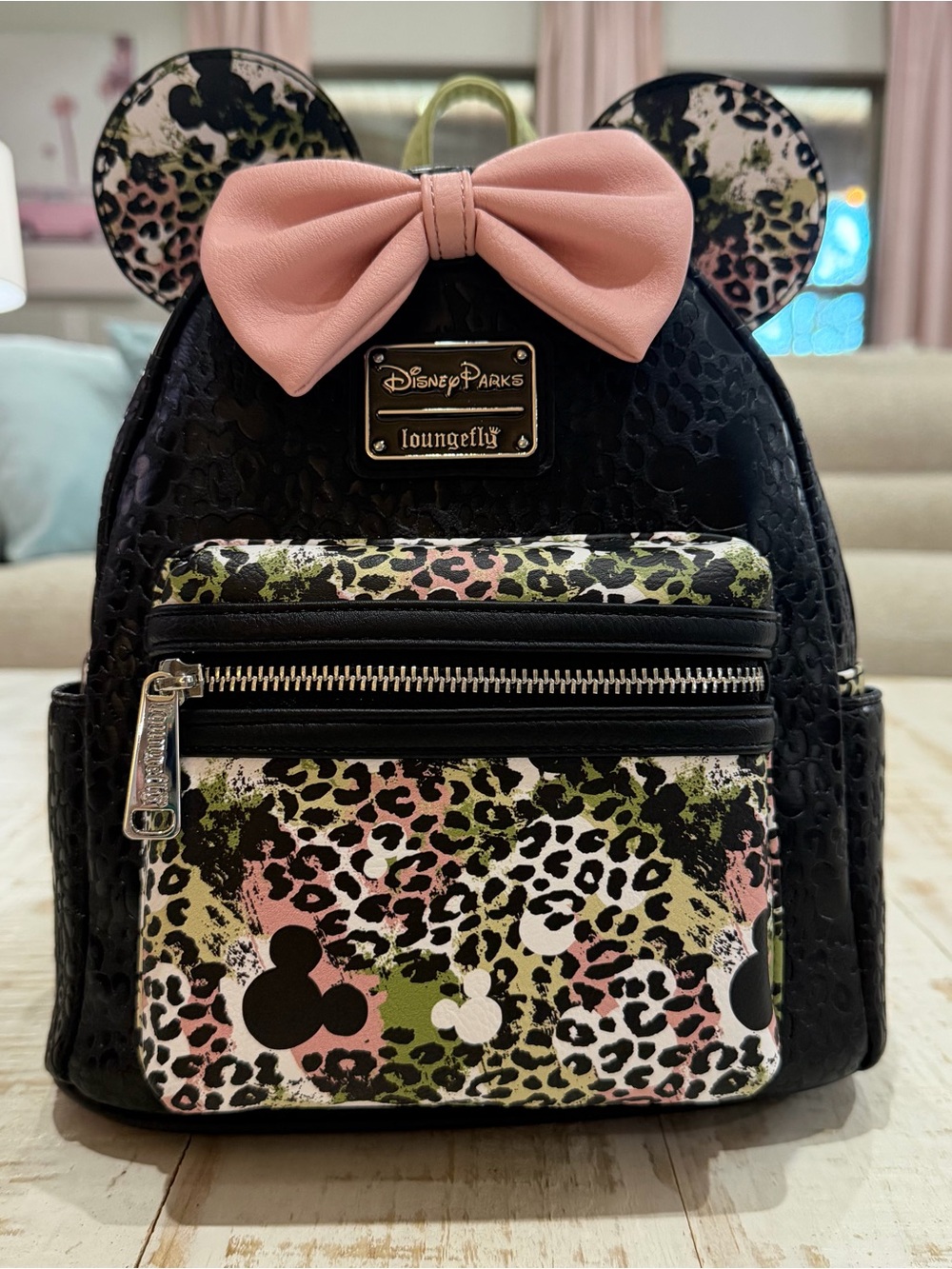 Loungefly Disney Parks Animal Kingdom Animal Print Safari Mini Backpack Cheetah